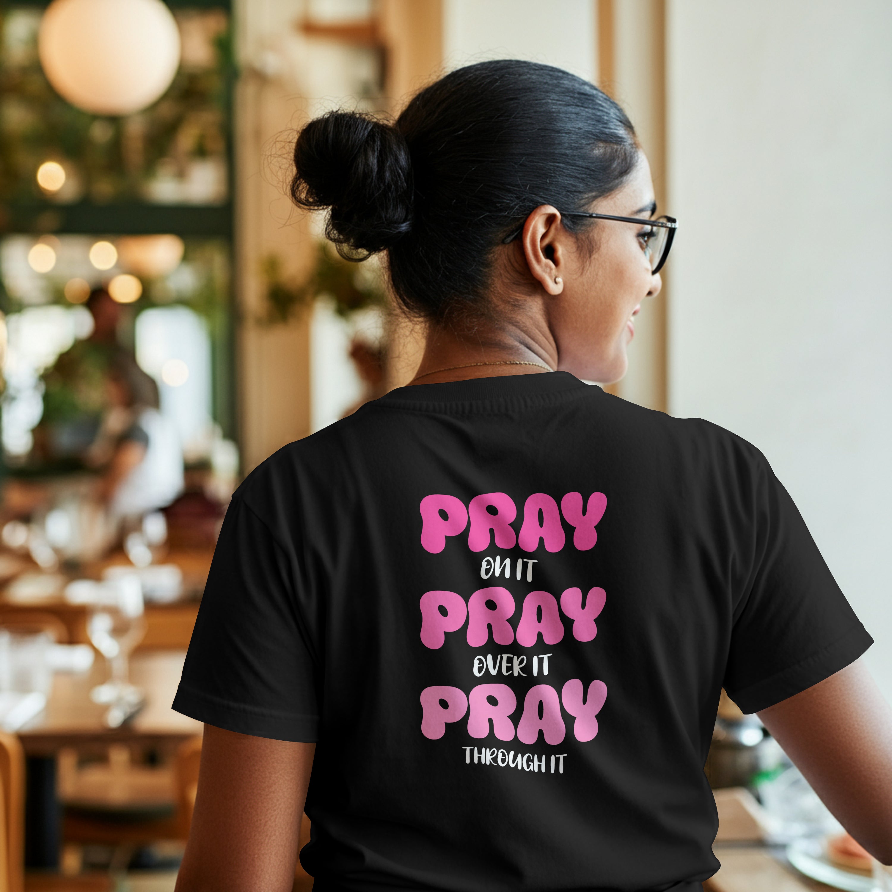 Pray On It, Pray Over It, Pray Through It | Sanctified Tee